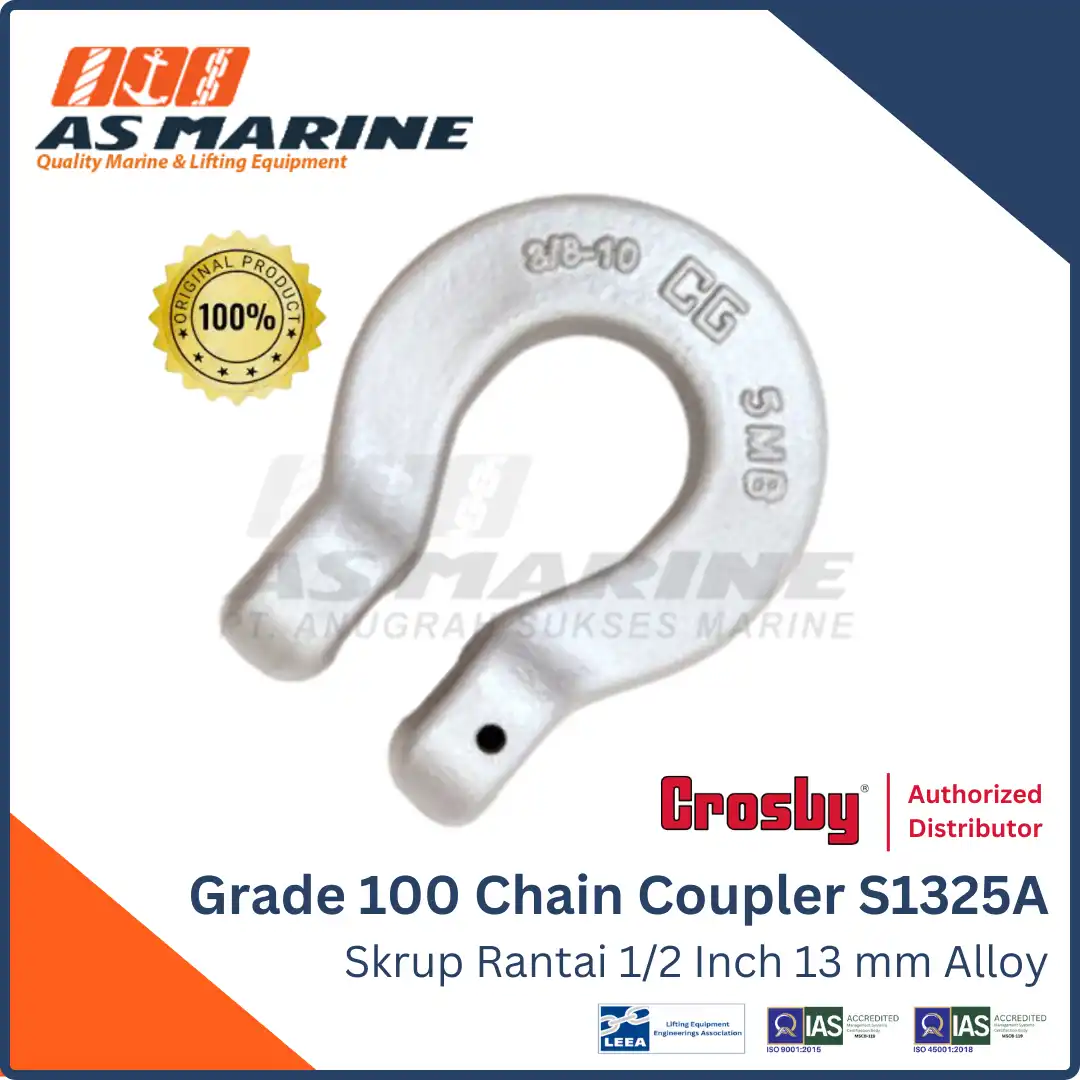 Crosby USA Chain Coupler S1325A Grade 100 1/2 Inch